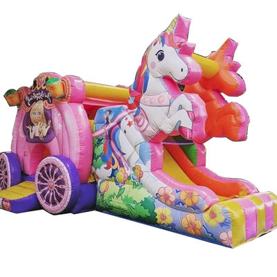 Shipping Way Sea Air Express Rainbow Unicorn Inflatable Bouncy Bouncer with Slide
