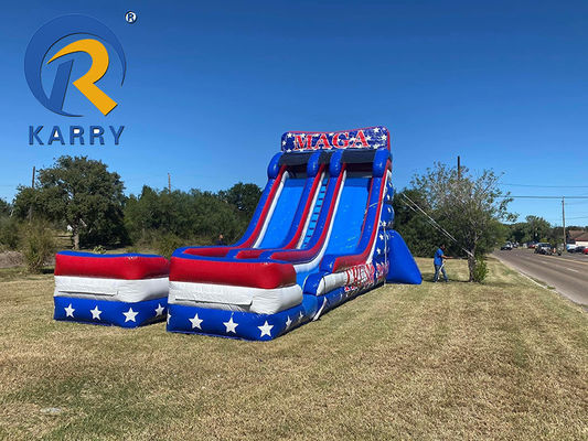 PVC Tarpaulin Inflatable Water Slide for Adults and Kids Customized Logo/Pattern