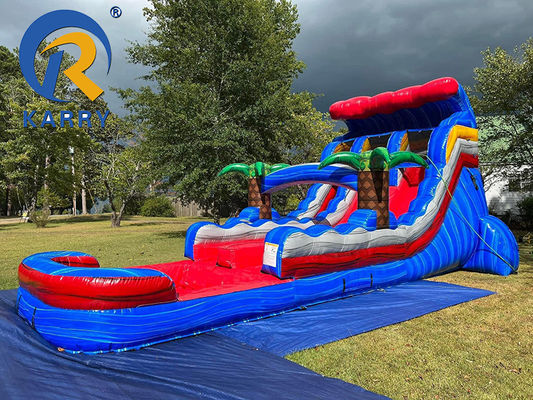 PVC Tarpaulin Inflatable Water Slide for Adults and Kids Customized Logo/Pattern