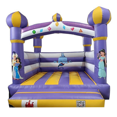 Latest Style Purple Inflatable Bouncy Jumping Castle House for Kids Customize Accepted