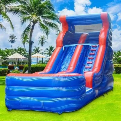 Outdoor Children's Toys Inflatable Water Slide with Swimming Pool and Digital Printing