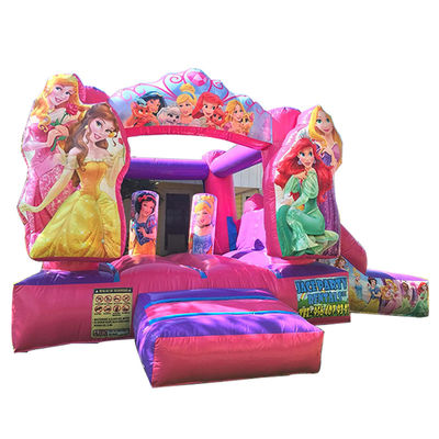 Fantasy Fairytale Princess Castle Bounce House Custom Size for Commercial Rental