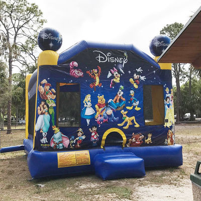 Cartoon Theme Bounce House PVC Inflatable Trampoline Castle for Children CE/EN71/EN14960