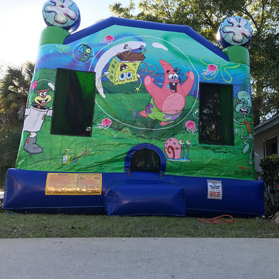 Cartoon Theme Bounce House PVC Inflatable Trampoline Castle for Children CE/EN71/EN14960