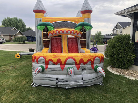CE/EN71/EN14960 Certified Inflatable Bouncy Jumping Castle Slide Combo for Party Events
