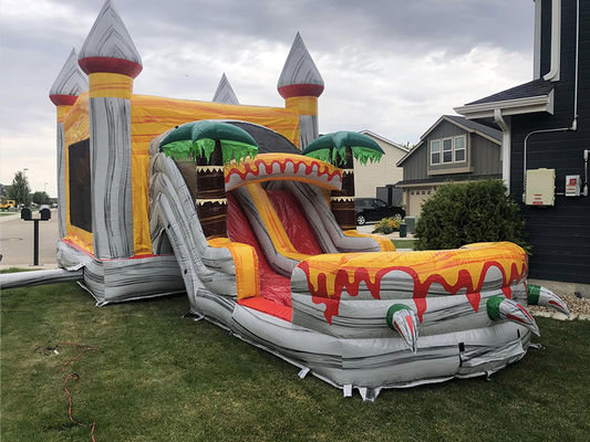 CE/EN71/EN14960 Certified Inflatable Bouncy Jumping Castle Slide Combo for Party Events