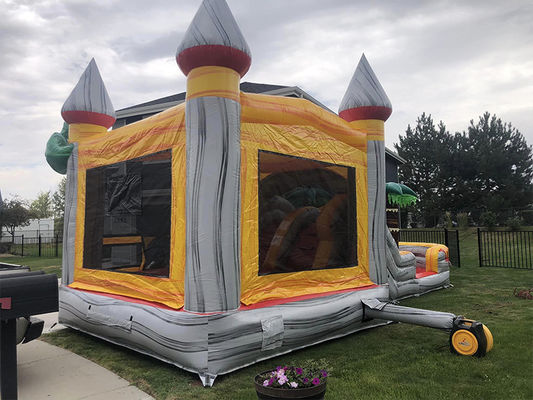 CE/EN71/EN14960 Certified Inflatable Bouncy Jumping Castle Slide Combo for Party Events