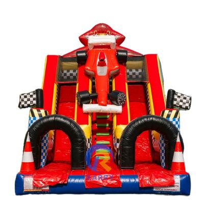 Outdoor Commercial Grade Children Inflatable Bounce Slide with Cool Red Car Design