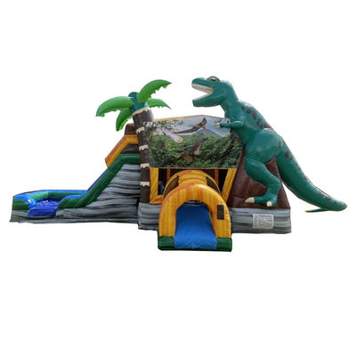 Experience the Thrills of the Dinosaur Era with Our Inflatable Bounce House and Slide