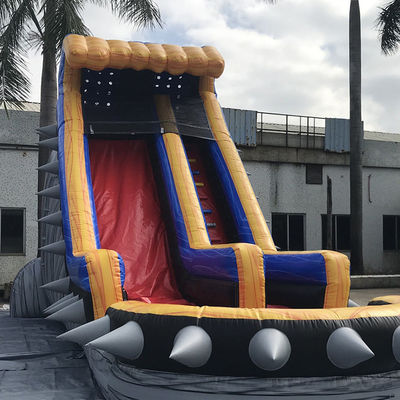 Large Commercial Jump Air Water Slide with Pool Outdoor Inflatable Party Merchandise