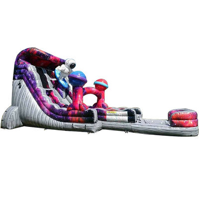 Explore the Planet Inflatable Toy Astronaut Inflatable Water Slides with Water Pool