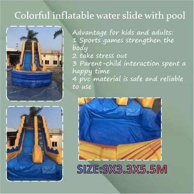 Take Your Outdoor Fun to the Next Level with Our Inflatable Water Slide and Pool
