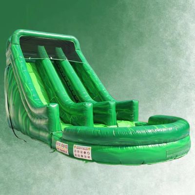 Blower Accessories Included Charming Green Magic Left and Right Double Slide with Pool