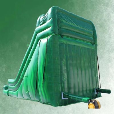 Blower Accessories Included Charming Green Magic Left and Right Double Slide with Pool