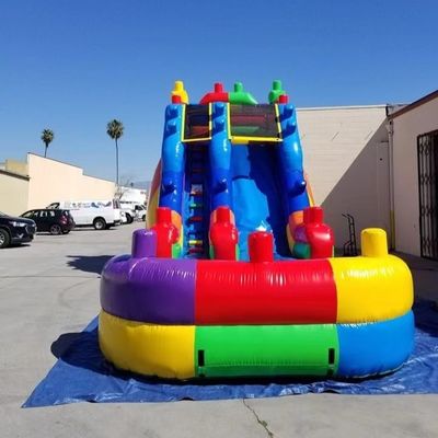 Customer Size Fancy Inflatable Water Slide with Wide Slide and Water Pool