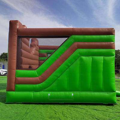 CE EN14960 Certified Inflatable Combo Castle Slide for Party Rentals Minecraft Theme