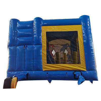 Commercial Toddler Trampoline PVC Inflatable Castle with Dry Slide and Climbing Slide