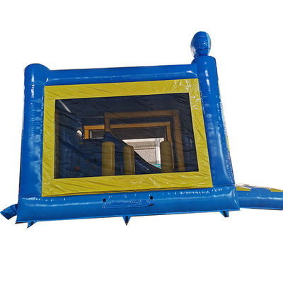 Commercial Toddler Trampoline PVC Inflatable Castle with Dry Slide and Climbing Slide
