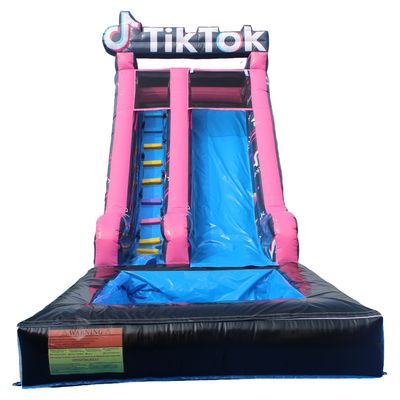 Experience the Fun with Inflatable Tiktok Water Slide and Water Pool Commercial Rental