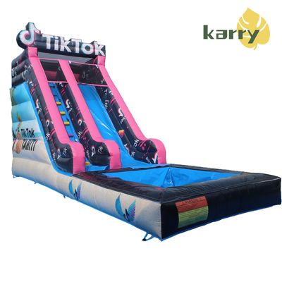 Experience the Fun with Inflatable Tiktok Water Slide and Water Pool Commercial Rental