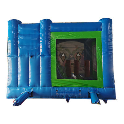 Customized Color Commercial PVC Pirate Theme Inflatable Bouncy Castle with Dry Slide