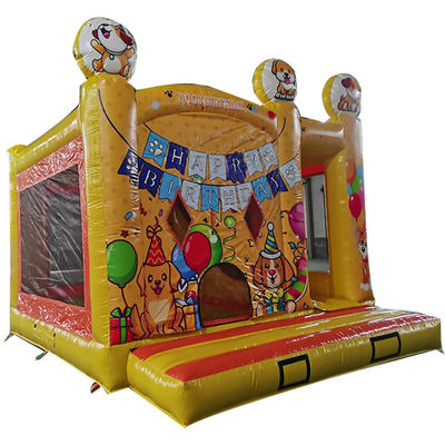 Elevate Your Toddler Bed Birthday Party with Cute Puppy Theme Inflatable Castle House