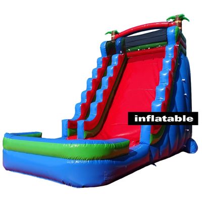 Family Fun Guaranteed Backyard Inflatable Water Slide with Water Pool and Wide Slide