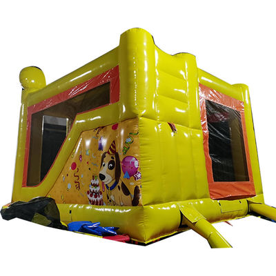 Elevate Your Toddler Bed Birthday Party with Cute Puppy Theme Inflatable Castle House