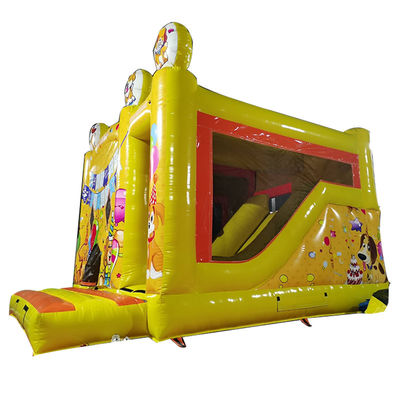 Elevate Your Toddler Bed Birthday Party with Cute Puppy Theme Inflatable Castle House