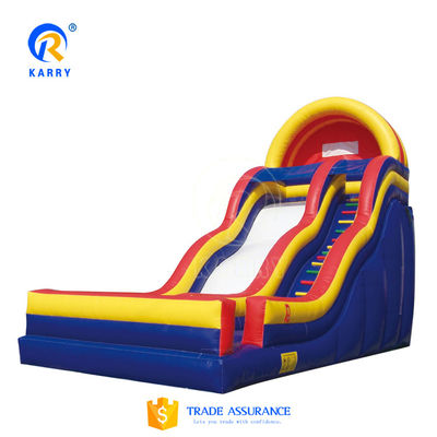 Family Fun Guaranteed Backyard Inflatable Water Slide with Water Pool and Wide Slide