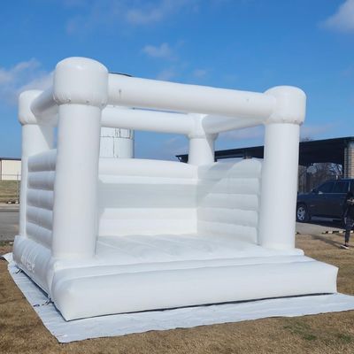 Customized Toddler Bed White Castle Bouncy Pastel Inflatable Jumping Castle with Blower