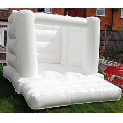 Customized Toddler Bed White Castle Bouncy Pastel Inflatable Jumping Castle with Blower