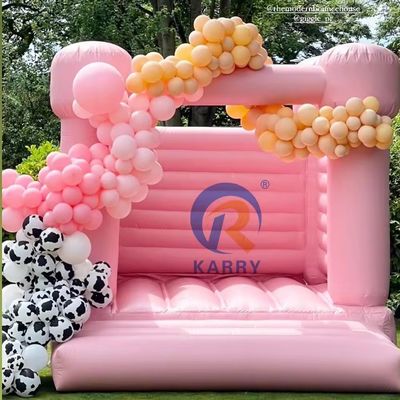 PORTABLE Attractive Wedding Inflatable Trampolines 2024 Castle with Decorative Flowers