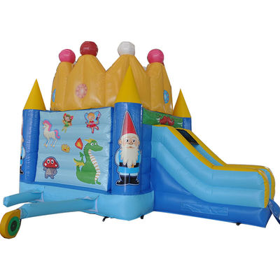 Princess Birthday Party Inflatable Castle with Slide and 0.55mm Plato PVC Tarpaulin