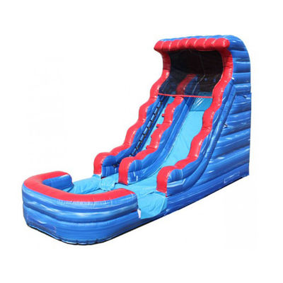 Indoor Commercial Rental Inflatable Water Slide with Pool in Summer Pure Color Fun