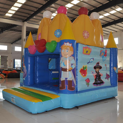 Princess Birthday Party Inflatable Castle with Slide and 0.55mm Plato PVC Tarpaulin