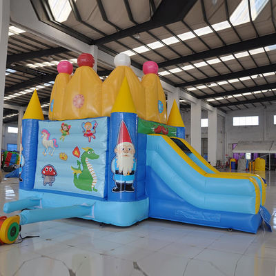Princess Birthday Party Inflatable Castle with Slide and 0.55mm Plato PVC Tarpaulin