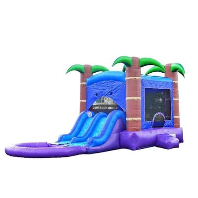 PVC Inflatable Water Slide with Basketball Hoop for Kids and Adults Age Range 5-7 Years