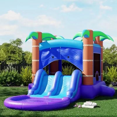 PVC Inflatable Water Slide with Basketball Hoop for Kids and Adults Age Range 5-7 Years