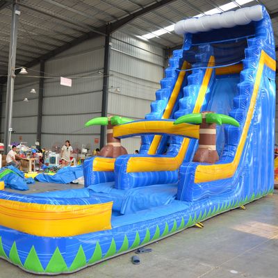 Pool Jungle Inflatable Water Slide for Large Water Parks Bounce House Commercial Rental