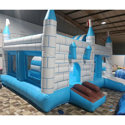 Latest Popular Inflatable Obstacle Castle House Combo Interior Slide for Party Rentals