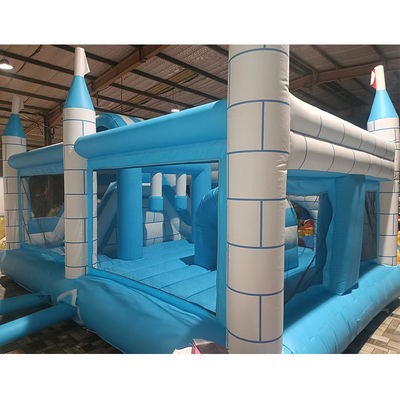 Latest Popular Inflatable Obstacle Castle House Combo Interior Slide for Party Rentals