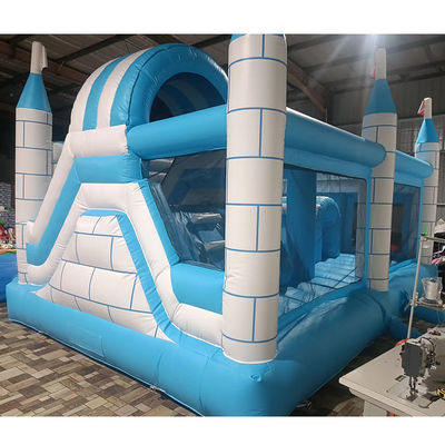 Latest Popular Inflatable Obstacle Castle House Combo Interior Slide for Party Rentals