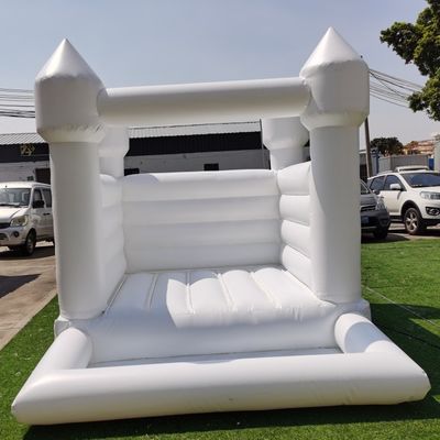 CE/EN71/EN14960 Certified Unisex PVC White Inflatable Bouncer for Playgrounds and Parties