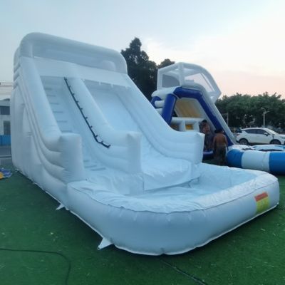 CE/EN71/EN14960 Certified Unisex PVC White Inflatable Bouncer for Playgrounds and Parties