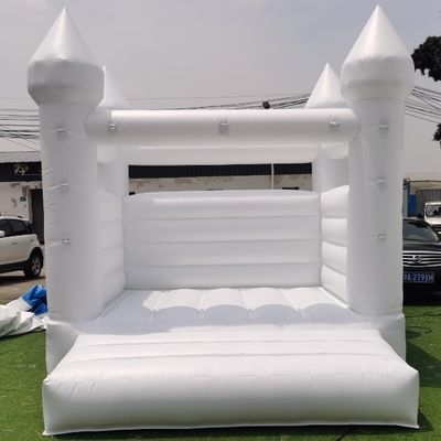 CE/EN71/EN14960 Certified Unisex PVC White Inflatable Bouncer for Playgrounds and Parties