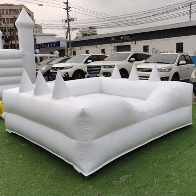CE/EN71/EN14960 Certified Unisex PVC White Inflatable Bouncer for Playgrounds and Parties