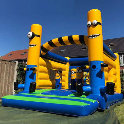 CE/EN71/EN14960 Certified Commercial Cartoon Theme Inflatable Trampoline Castle Combo