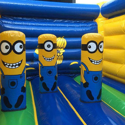 CE/EN71/EN14960 Certified Commercial Cartoon Theme Inflatable Trampoline Castle Combo