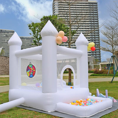 Blower Included Baby White Decorative PVC Inflatable Jumping House for Family Party